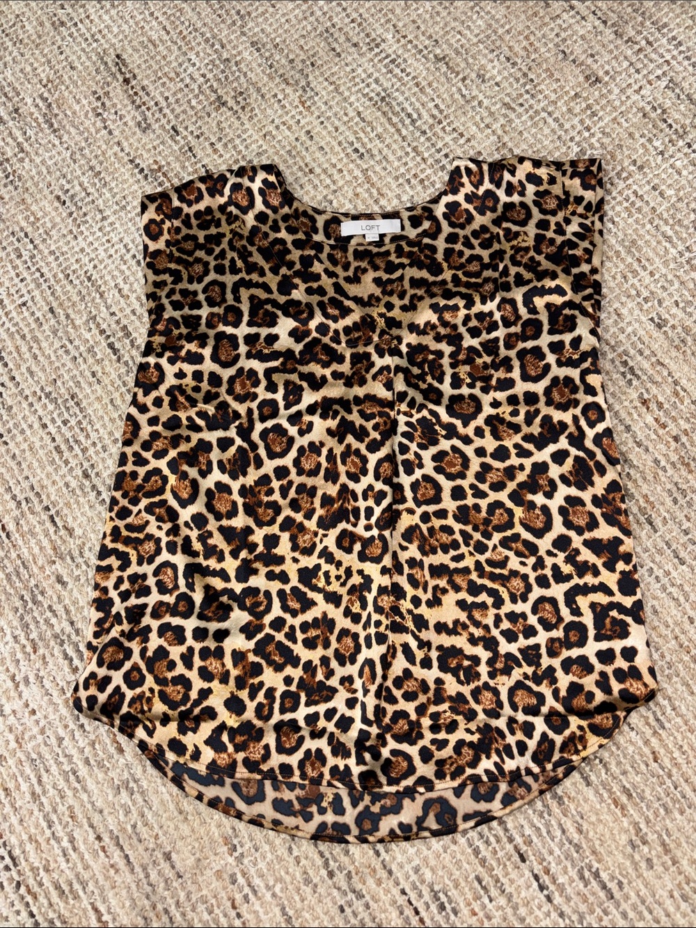 Loft Leopard Print Top